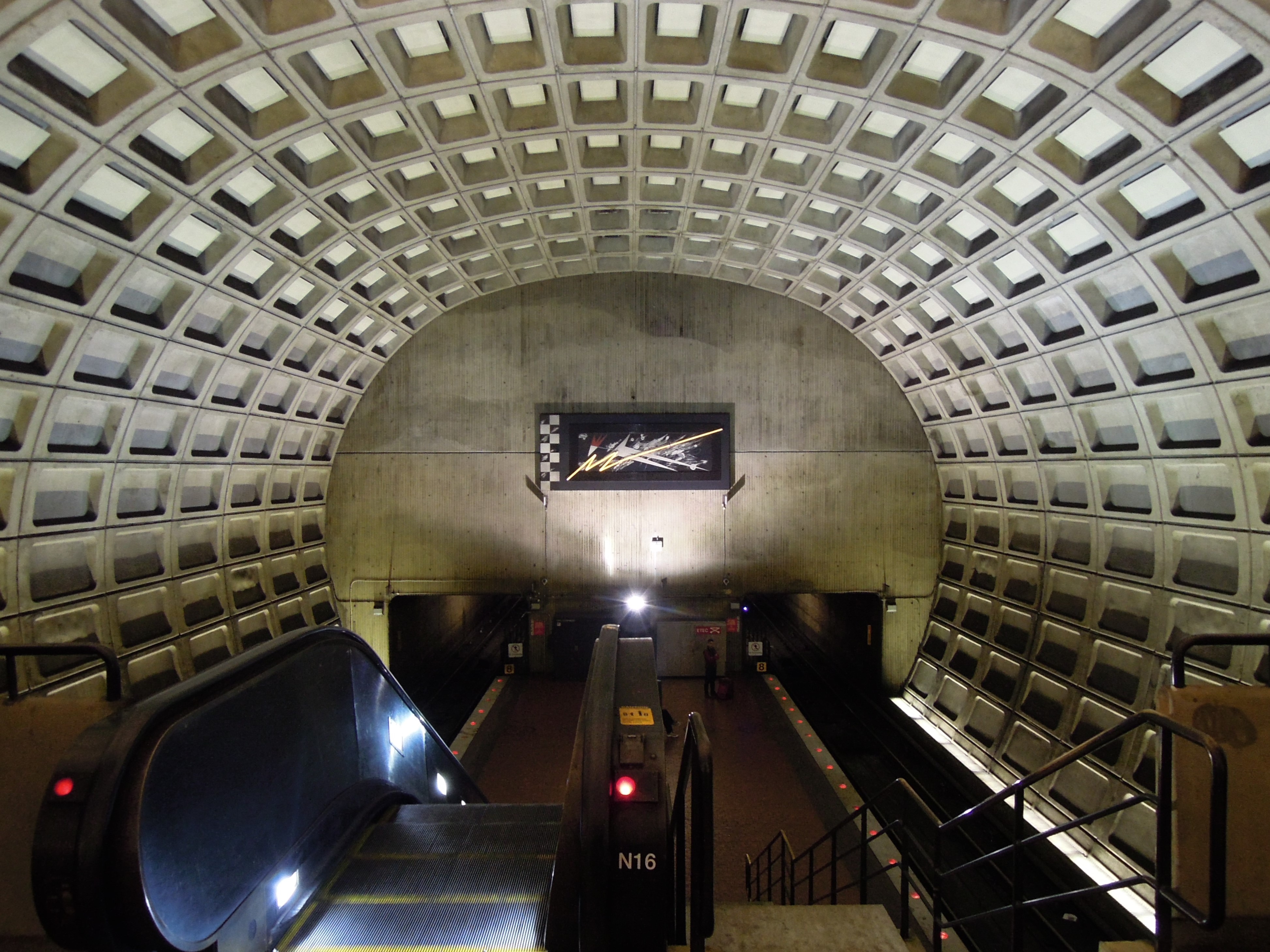 The Yellow Line in Washington, District of Columbia