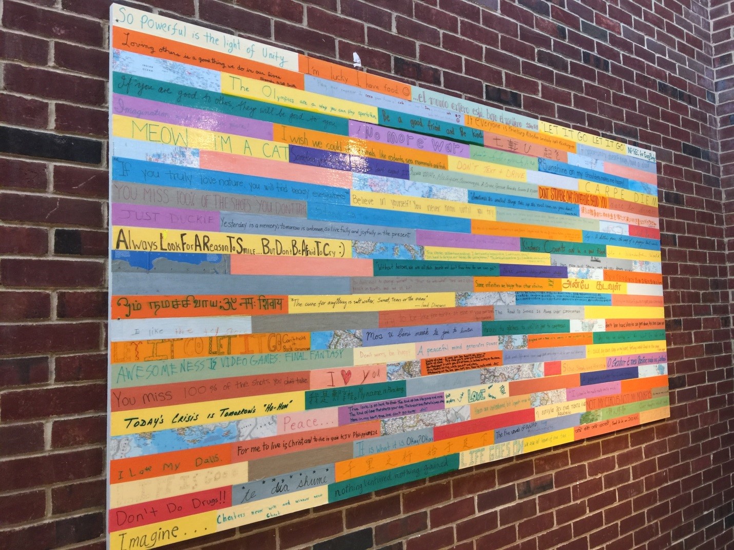 Words: Handwritten Community Messages in New Providence, NJ