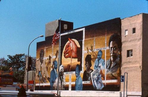 The Legendary Blue Horizon Boxing Mural in Philadelphia, PA