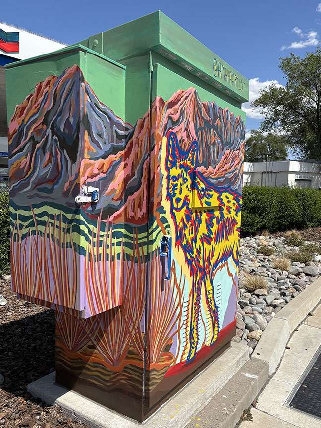 Amaya Rodriguez Keir Signal Box in Reno, NV