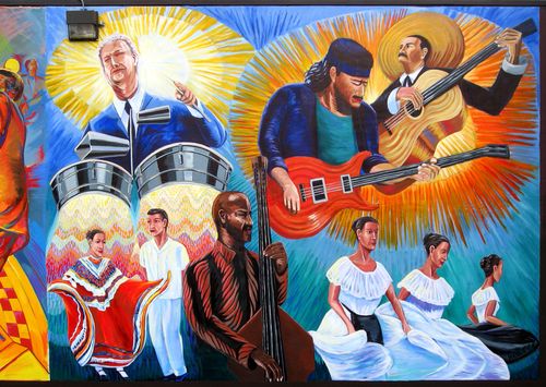 The Musician's Union Building Mural in Portland, OR