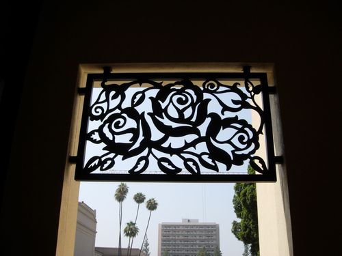 Iron Works For Paseo Colorado Transom in Pasadena CA