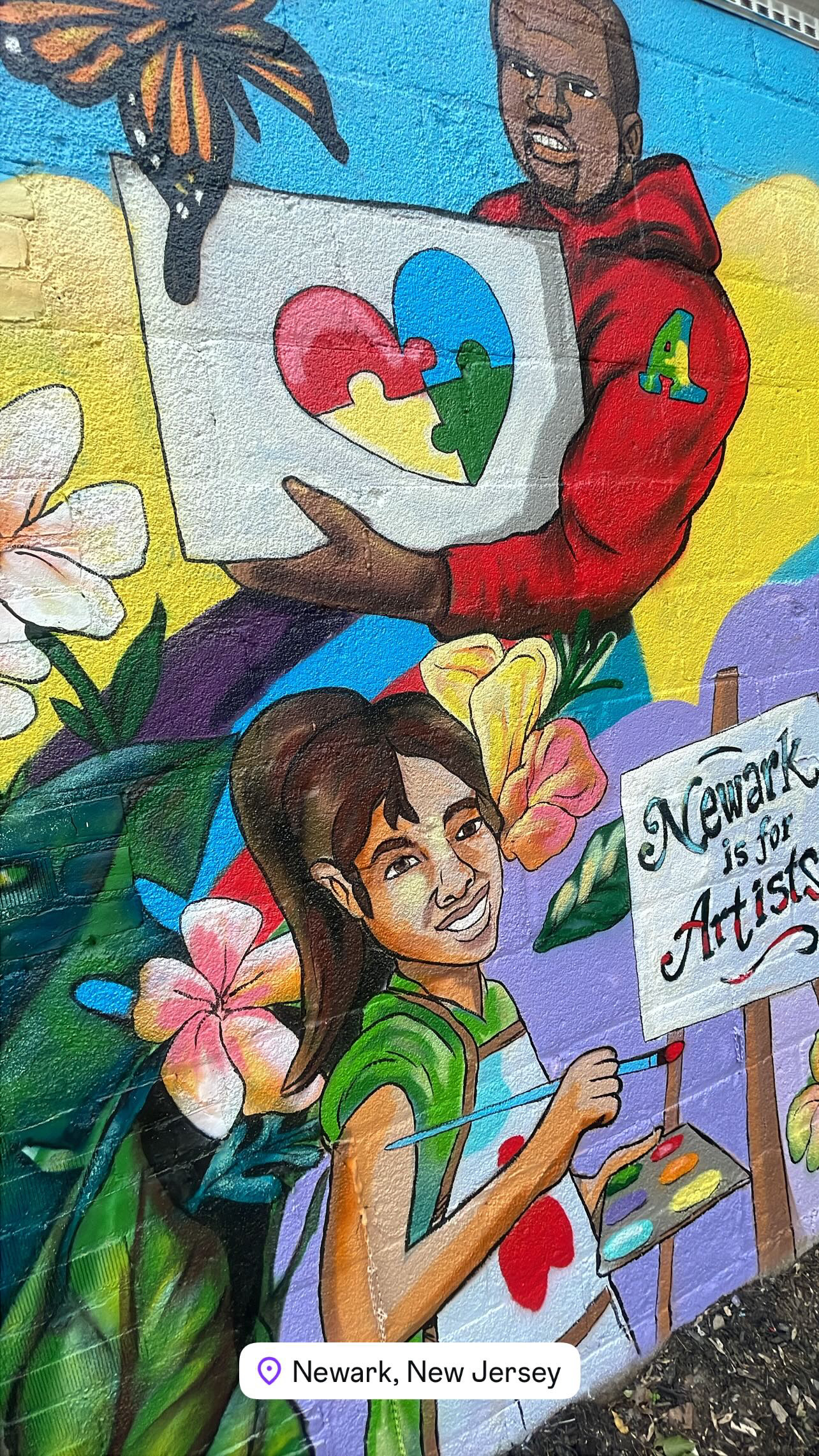 Unicorn151 “Heal The World” Mural for in Newark, NJ