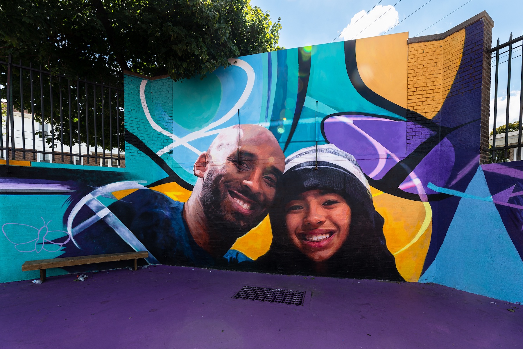 Kobe & Gianna Bryant Dream Court opens at Tustin Playground in