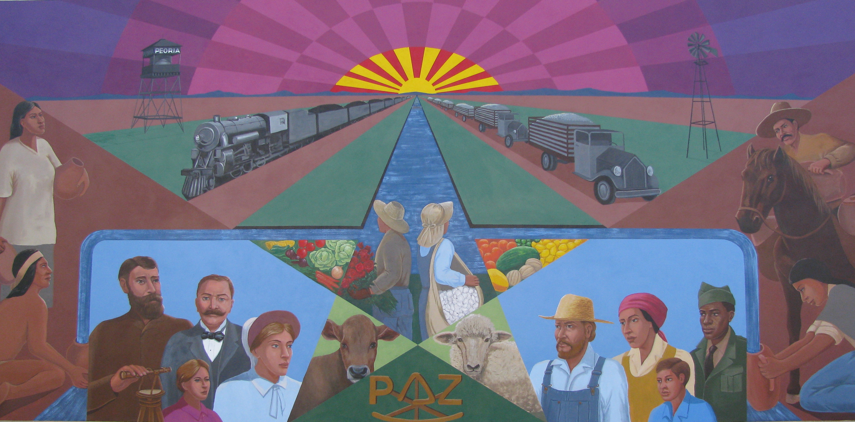 Paying homage to peoria in peoria az