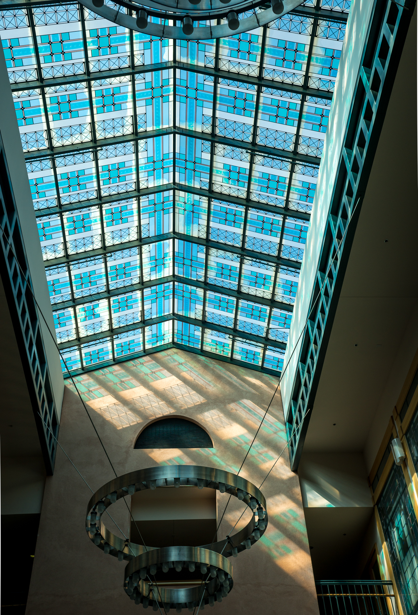 Atrium Glass Wall and Skylight in Mountain View, CA