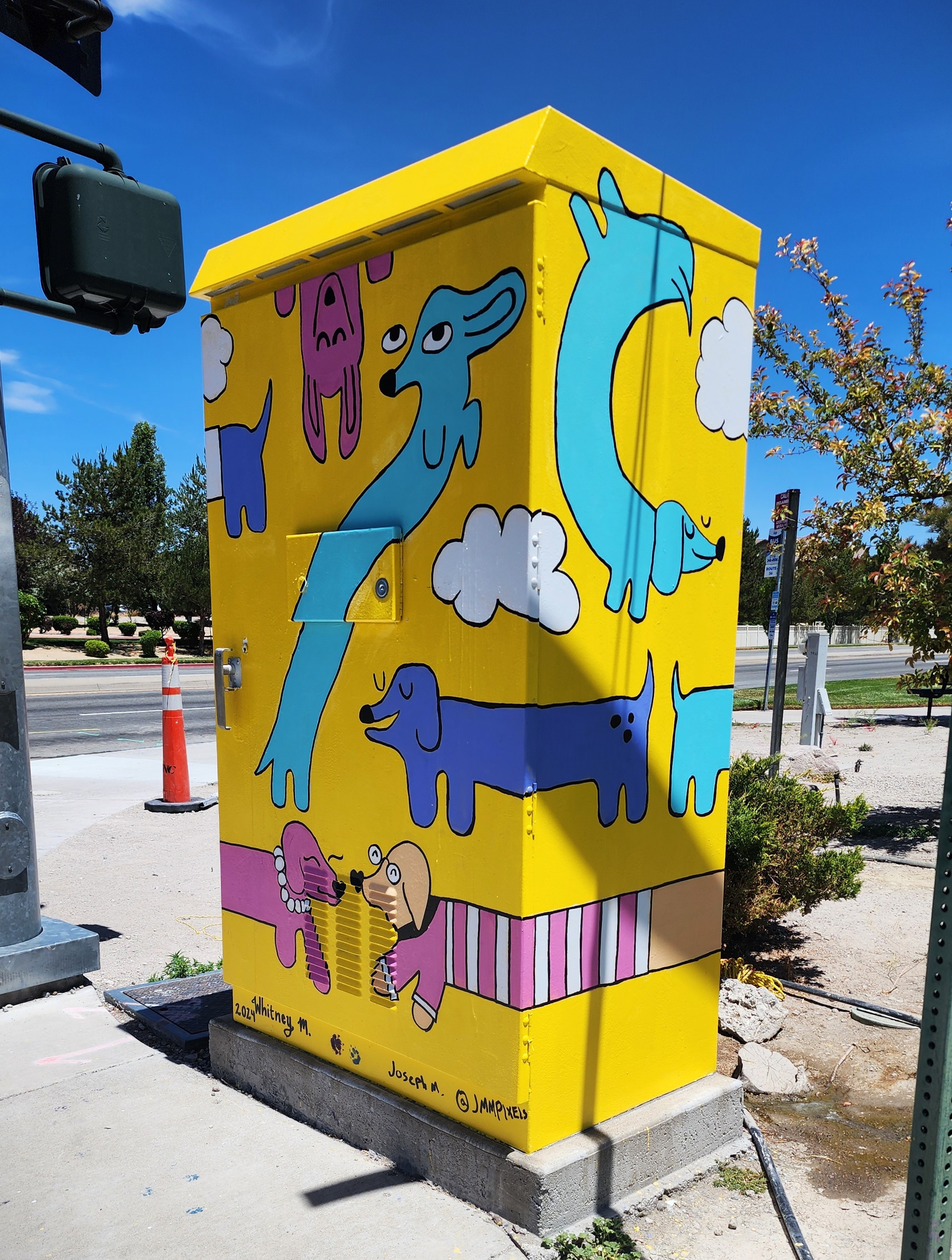 Joseph Morales and Whitney Mestre Signal Box in Reno, NV