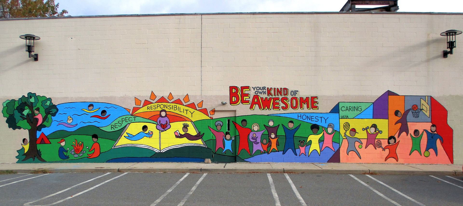 Raritan Valley YMCA Community Mural in East Brunswick, NJ