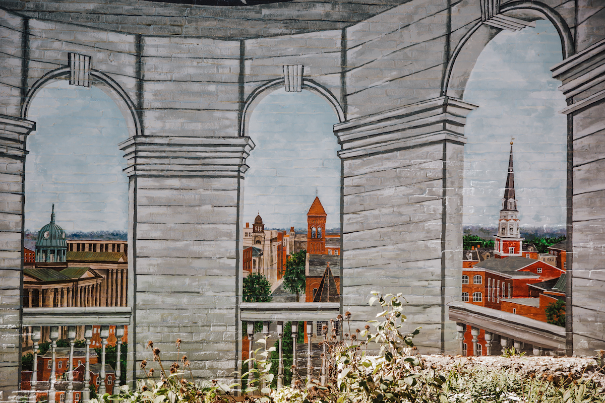 The View from Trinity Church Steeple in Lancaster, PA