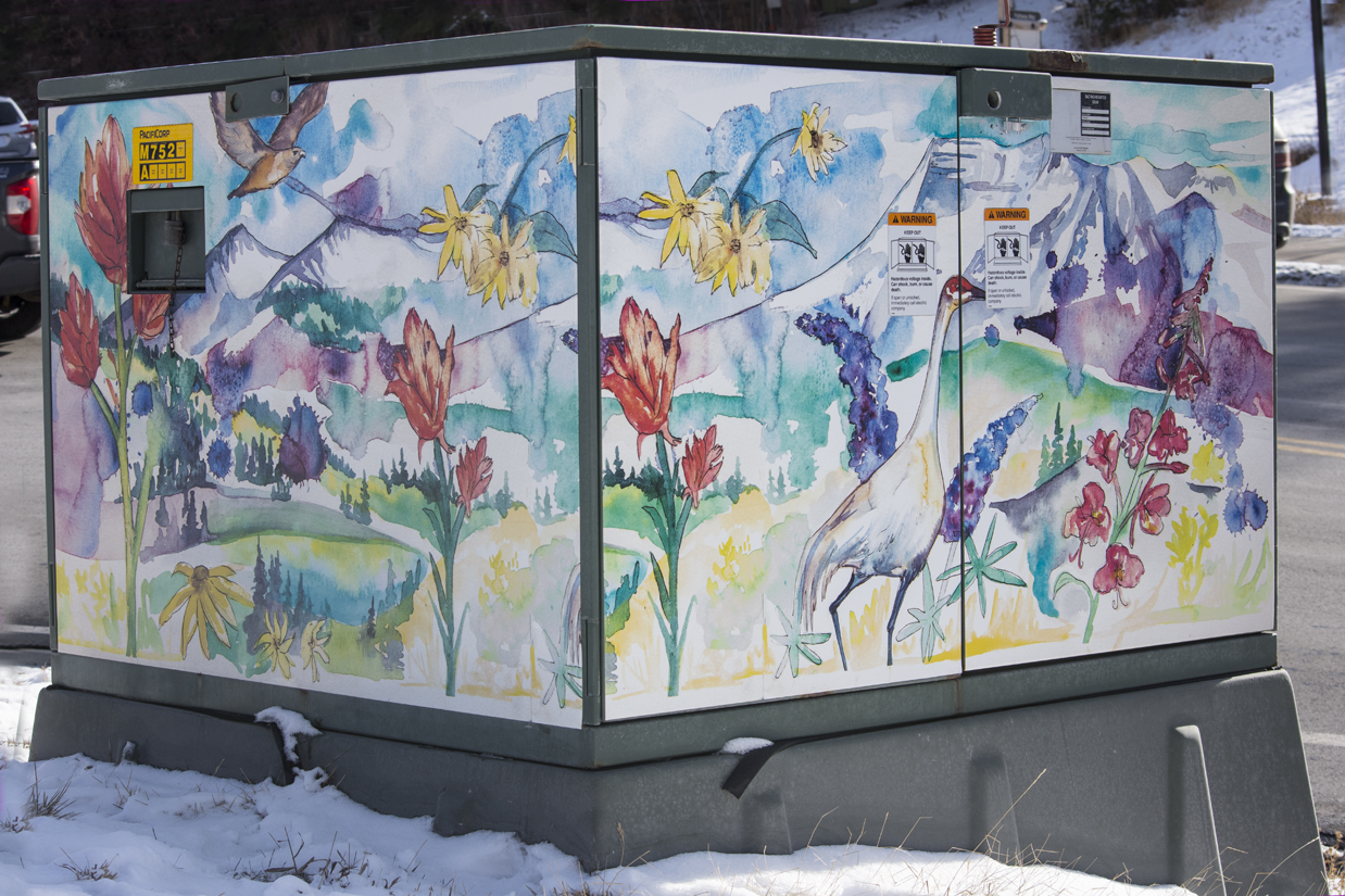 EmPOWERment 5 - Wild Wasatch Utility Box in Park City, UT