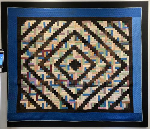 Quilt (squares with black border) in Columbus, IN