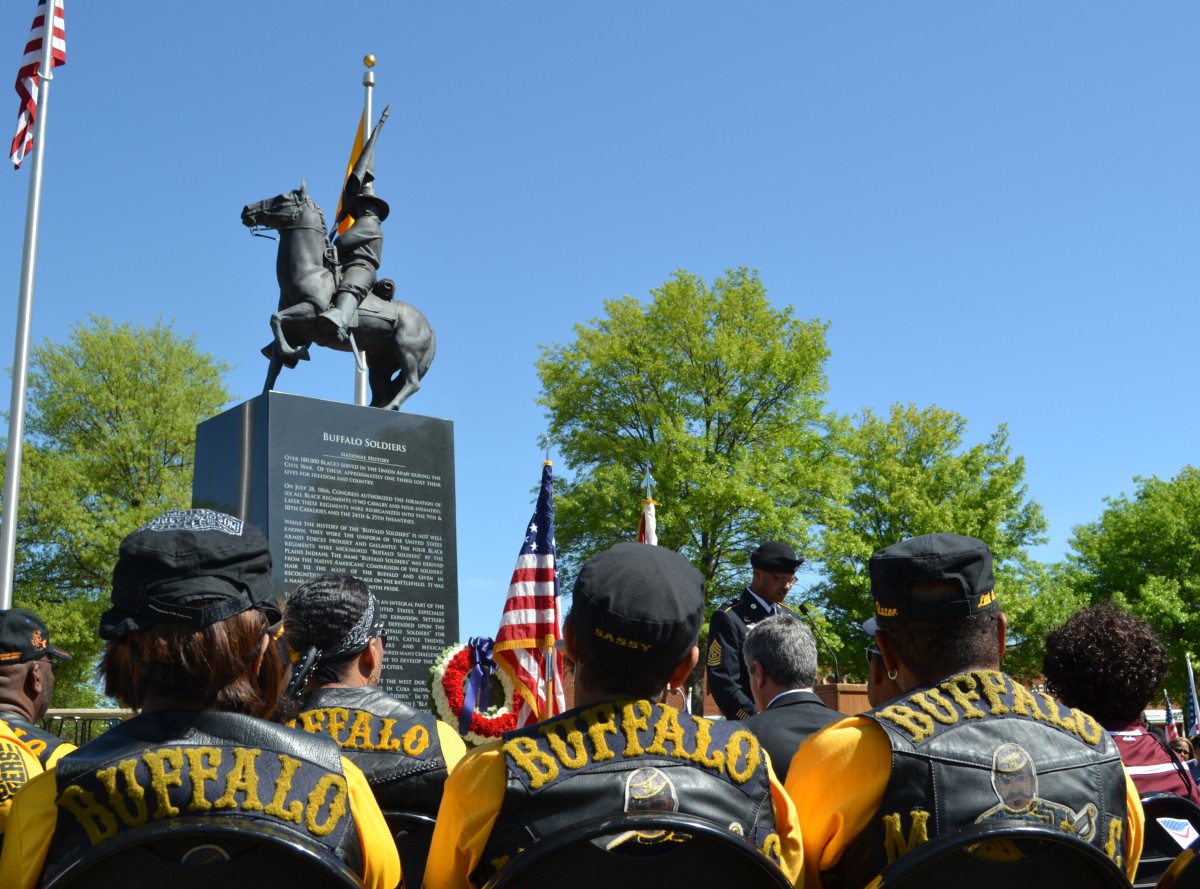 Buffalo Soldiers Memorial Monument in Huntsville, AL