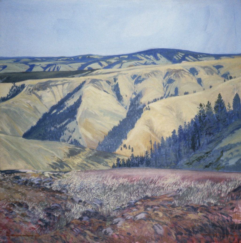 Red-Earth Ridge Over Squaw Creek in Pendleton, OR