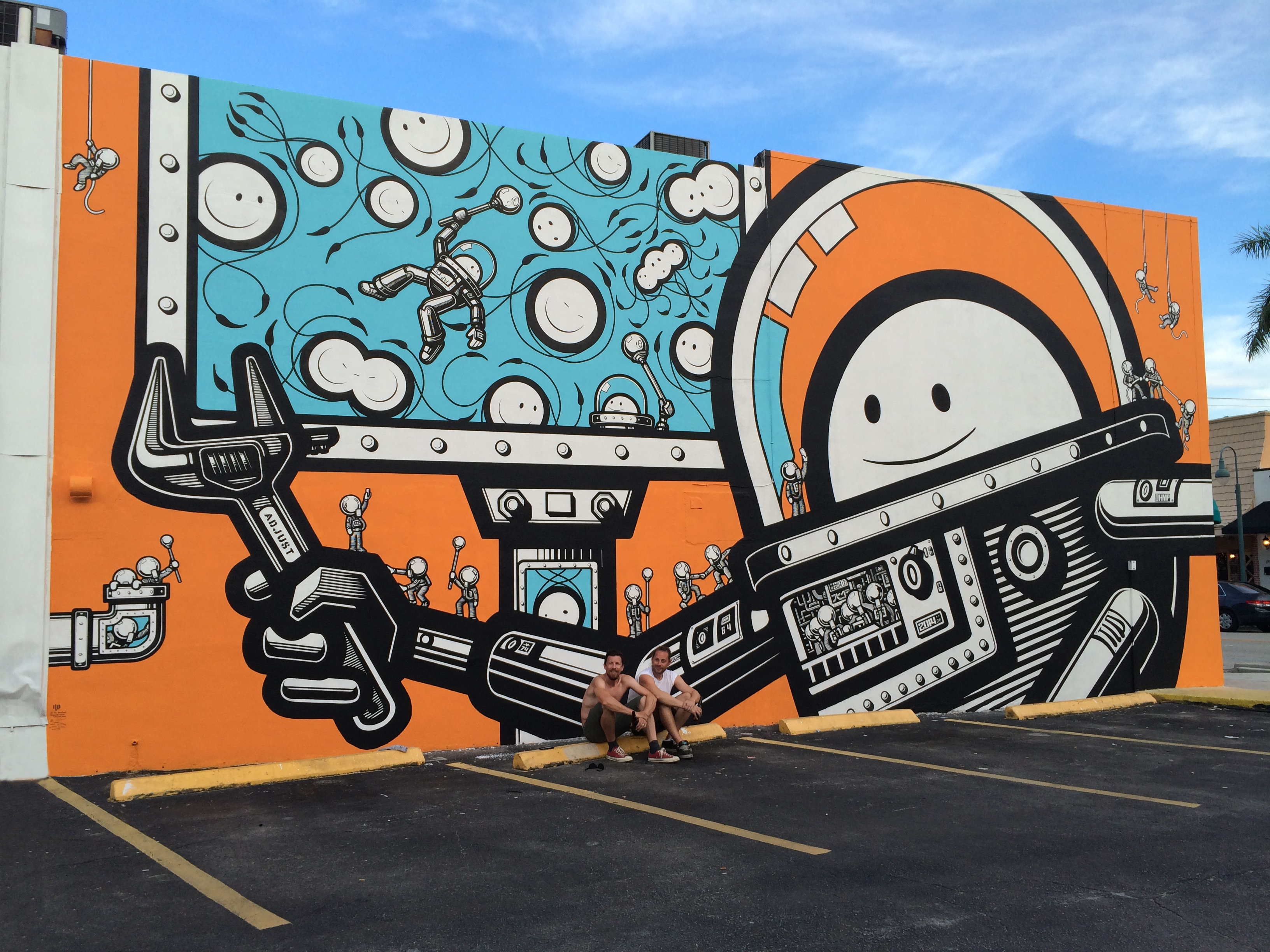 The London Police Mural in Hollywood, FL