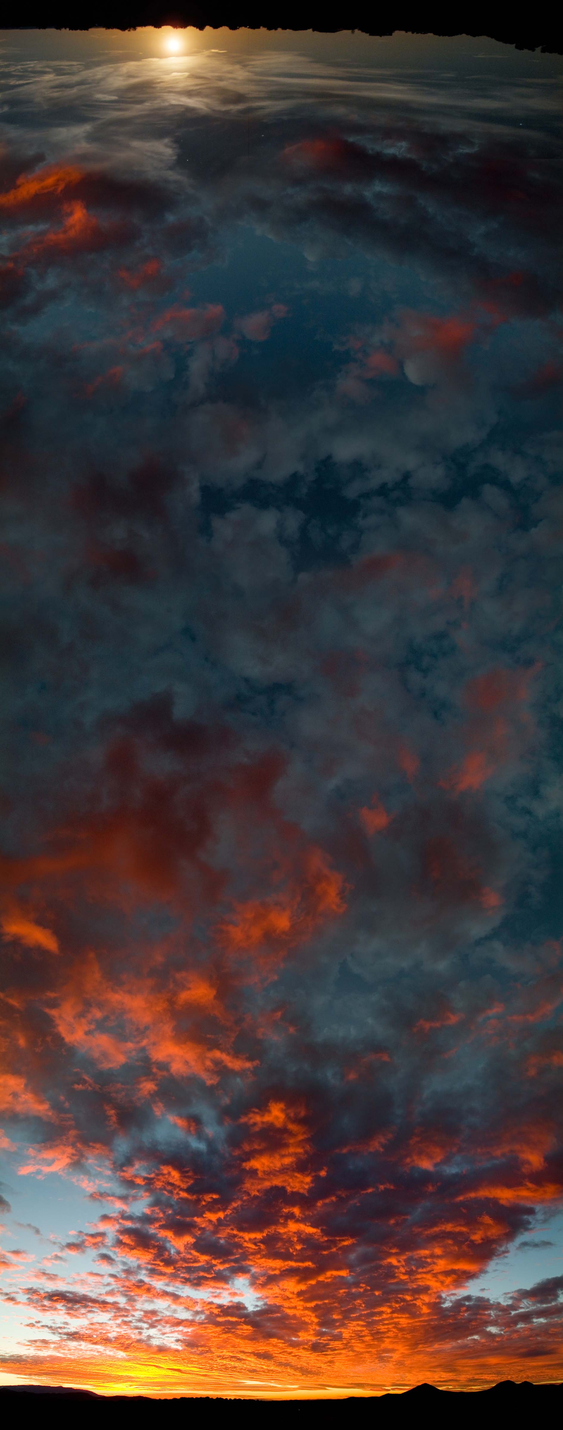 Very Red Sunset in Cubero, NM