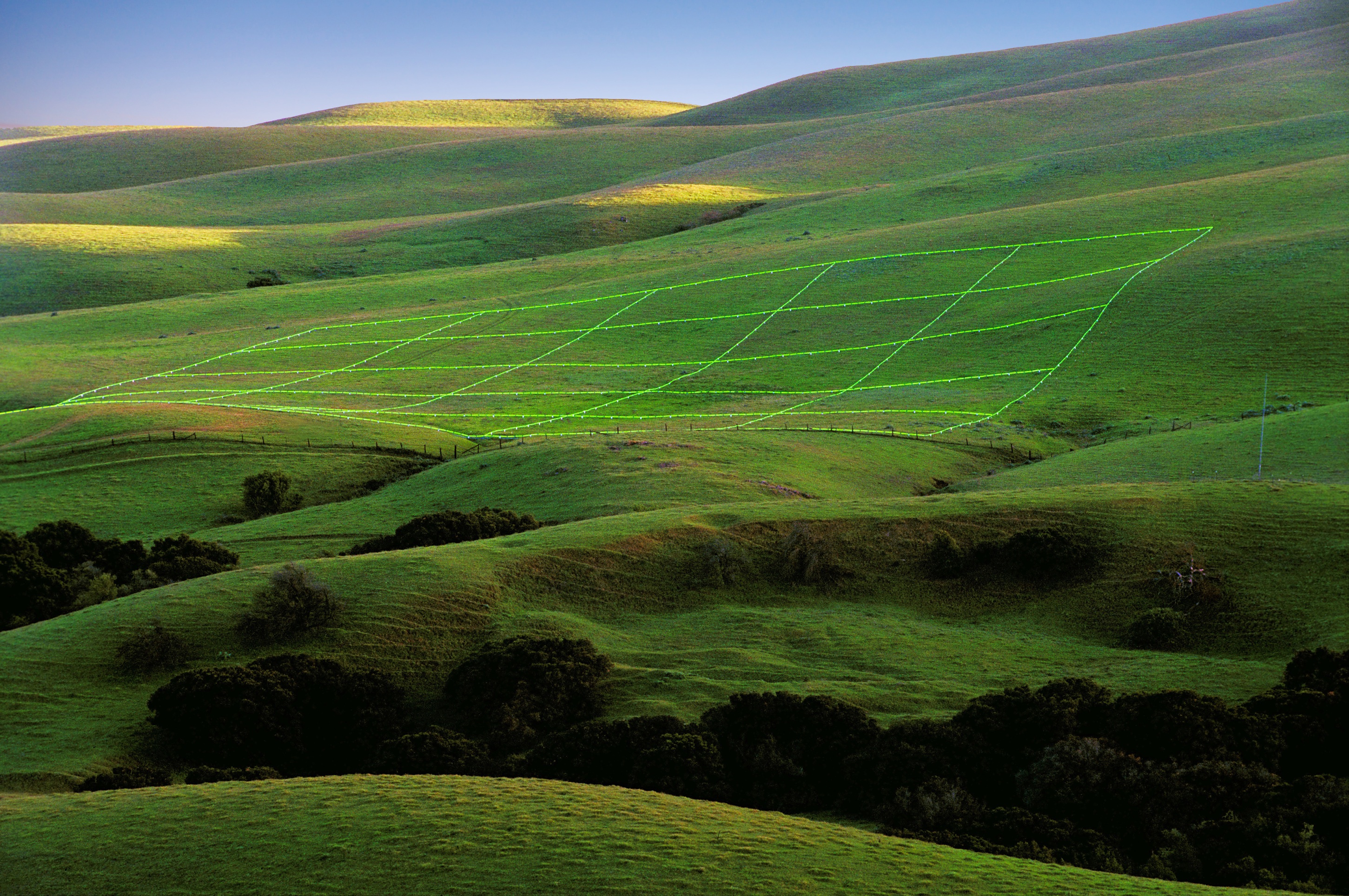 Luminous Earth Grid in Benicia, CA