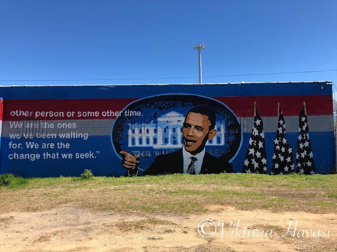 Barack Obama Change Mural in Smithfield, AL