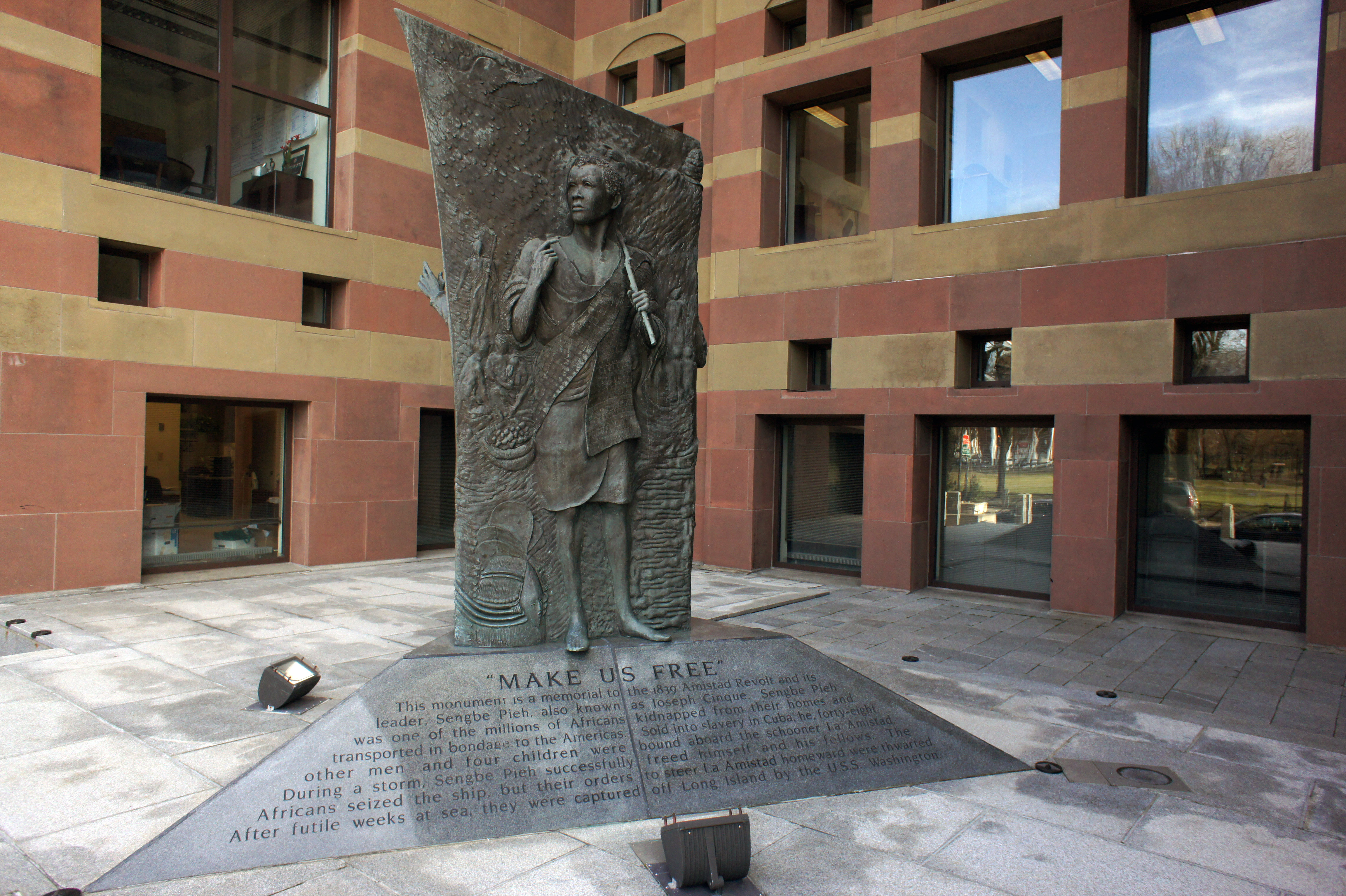 Amistad Memorial in New Haven, CT