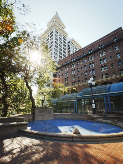 Prefontaine Fountain in Seattle, WA